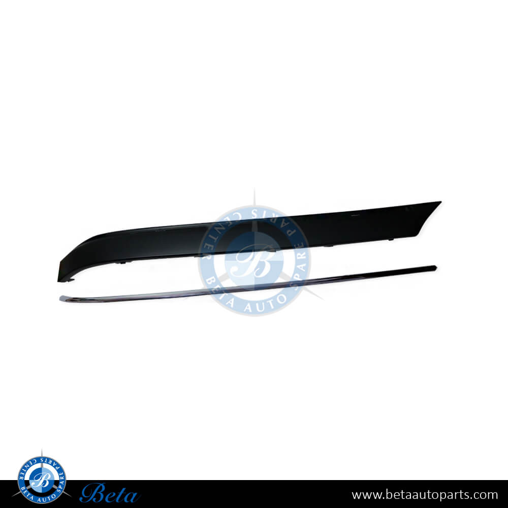 Right Side Rear bumper strip Elegance with moulding for Mercedes C-Class W203 2001-2007 models, Part Number 2038852821 Right Side Rear bumper strip Elegance with moulding for Mercedes C-Class W203 2001-2007 models, Part Number 2038852821